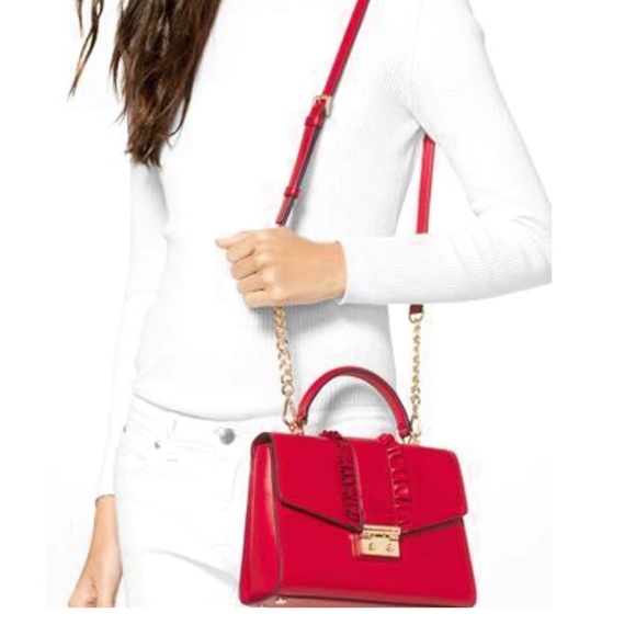 Michael Kors Red Crossbody - Picture 5 of 6